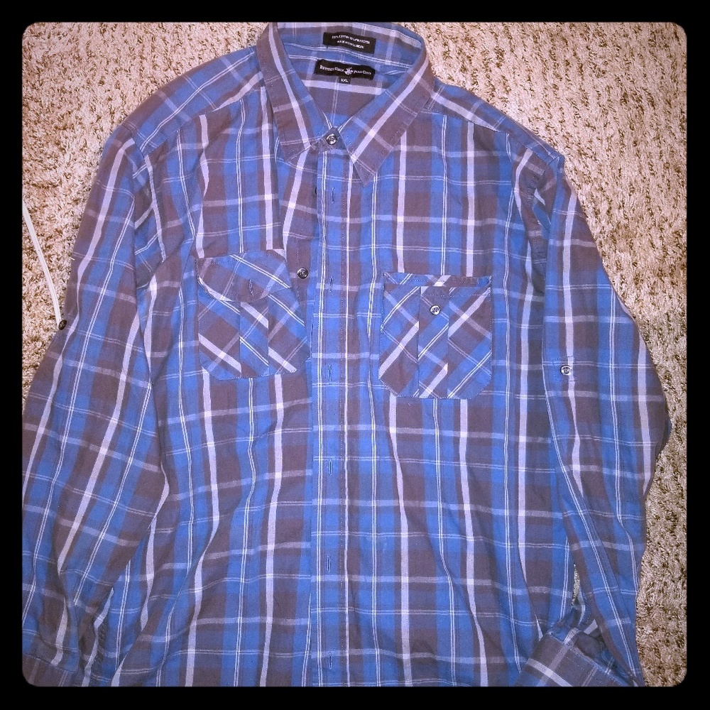 Mens polo dress shirt